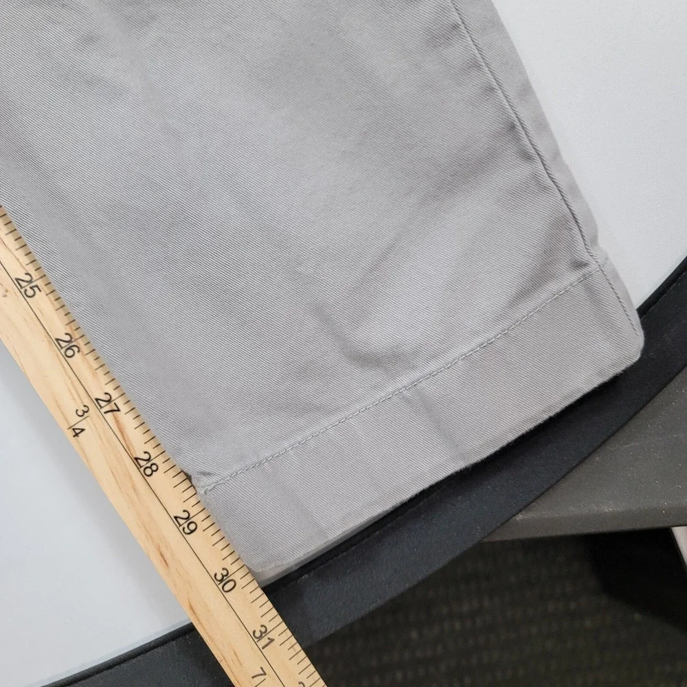 J Crew Slim Fit Chino Pants Mens 34x30 Light Grey‎ The Driggs Flex